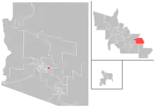 Map of district boundaries since 2023