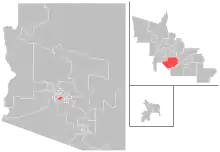 Map of district boundaries since 2023