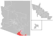 Map of district boundaries since 2023