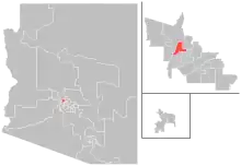 Map of district boundaries since 2023