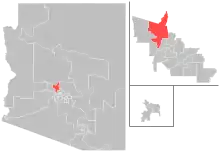 Map of district boundaries since 2023
