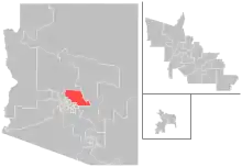 Map of district boundaries since 2023