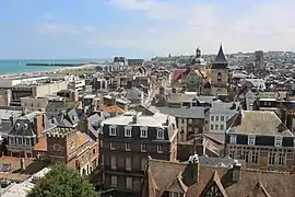 A view of the centre of Dieppe, in July 2022.