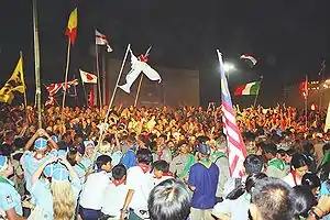 Image 3Closing ceremony of the 20th World Scout Jamboree, held in Thailand in 2002/2003 (from Jamboree)