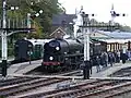 The classic view of the north end of the station, here with 34028 Eddystone.