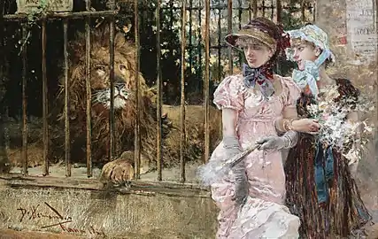Girls at the Zoo