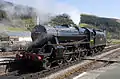 44806 Running round its train at Carrog.