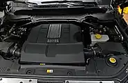 Supercharged 5.0 L V8 petrol engine