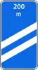 Motorway exit countdown