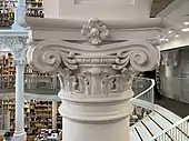 Capital of a column from Cărturești Carusel (Bucharest, Romania)
