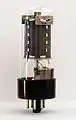 An octal base tube, Russian 6Π3C, similar to the 6L6.