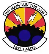 755th Aircraft Maintenance Squadron emblem