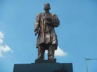 Abad Santos Monument in Jose Abad Santos Avenue