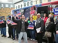 Image 58An AFL–CIO protest of Rite Aid, with Rev. Mark Reisinger (Pastor of Grace United Methodist Church in Mechanicsburg, Pennsylvania), Bill George, and Richard Bloomingdale.