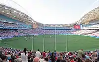 Australian rules football pitch
