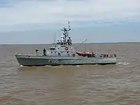 ARA Río Santiago under way