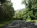 Driving towards Yarrabah township