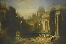A City of Ancient Greece. With the return of a victorious armament. by William Linton, 1825.