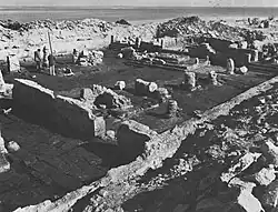 The ruins of a church in Ostrakine in 1978