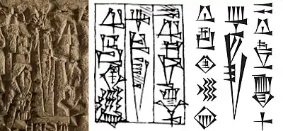 "Abalgamash, King of Marhashi" (𒀀𒁀𒀠𒂵𒈦 𒈗 𒁀𒊏𒄴𒋳𒆠 Abalgamash Lugal Paraahshum-ki) on one of the Rimush inscriptions (Louvre Museum, AO 5476)