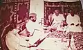 Abdul Ghafoor Bhurgri and Khair Muhammad Bhurgri, the two eminent Bhurgri personalities, at Bhurgri house Mirpurkhas, before leaving for tour of Tharparkar in September 1984.