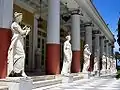 Statues at the Achilleion terrace