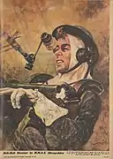 'Ack-Ack Gunner in H.M.A.S. Shropshire', published in The Australian Women's Weekly, 16 September 1944.