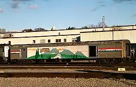 Adirondack baggage car in 2004