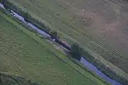 Aerial photograph of Willows Lock, Keddington