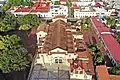 Aerial view of cathedral