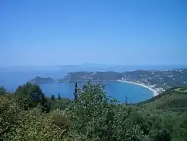 Agios georgios beach