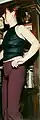 Image 79Woman wearing cropped top and bell-bottomed pants, 1997. (from 1990s in fashion)