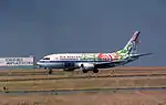 Air Austral's 1990–1992 livery on a Boeing 737-300.