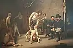 Family of Acrobats before the Circus Director (1877)