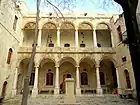 The main facade