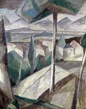 Albert Gleizes, 1910, L'Arbre (The Tree), oil on canvas, 92 x 73.2&nbsp;cm, private collection