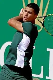 Carlos Alcaraz, 2022 men's singles champion. It was his first major title.