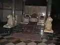 Inside the cathedral: the Royal thrones