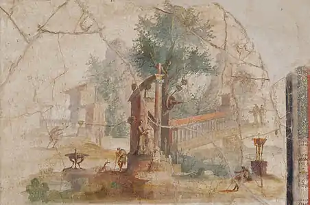 Alexandrian landscape from the villa at Boscotrecase