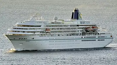 MS Amadea off Split, Croatia 2011