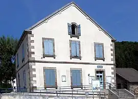 The town hall in Amage