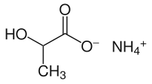 Structural formulae of the constituent ions