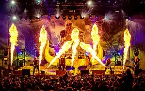 Amon Amarth performing live at Reload Festival 2017 in Germany