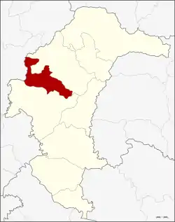 District location in Yasothon province