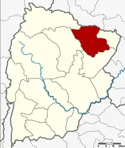District location in Chaiyaphum province