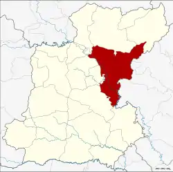 District location in Roi Et province