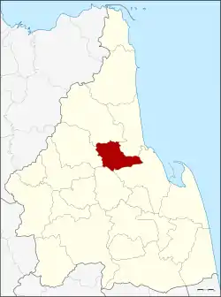 District location in Nakhon Si Thammarat province