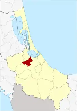 District location in Songkhla province