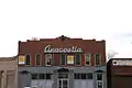 The historic neon "Anacostia" sign at 1115 Good Hope Road SE. The sign is the traditional gateway to Historic Old Anacostia.