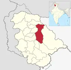 Anantnag district in Jammu and Kashmir, India